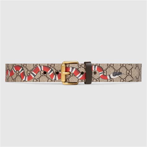 snakeskin gucci belt fake|gucci snake belt men's.